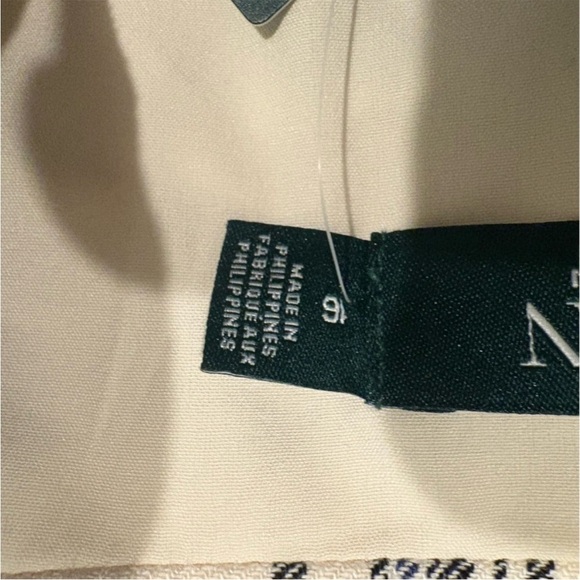 Ralph Lauren Cream and Blue Striped Blazer - Picture 7 of 7